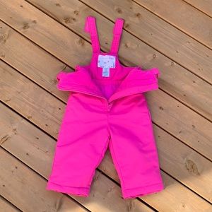 3/$20, Wonderkids pink skisuit/snowpants, size 18 months